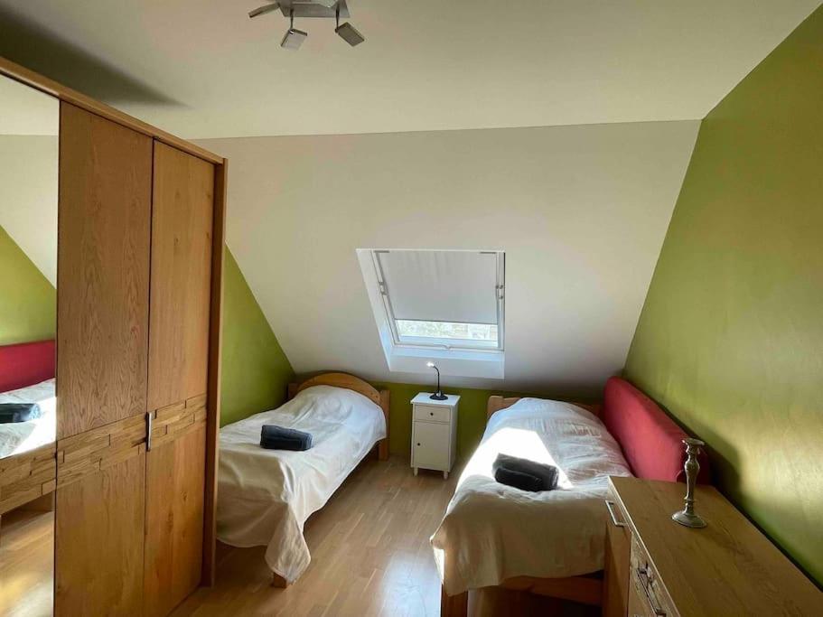 Loft Mit 2 Terrassen - Ruhig&Sonnig Apartment ไลป์ซิก ภายนอก รูปภาพ