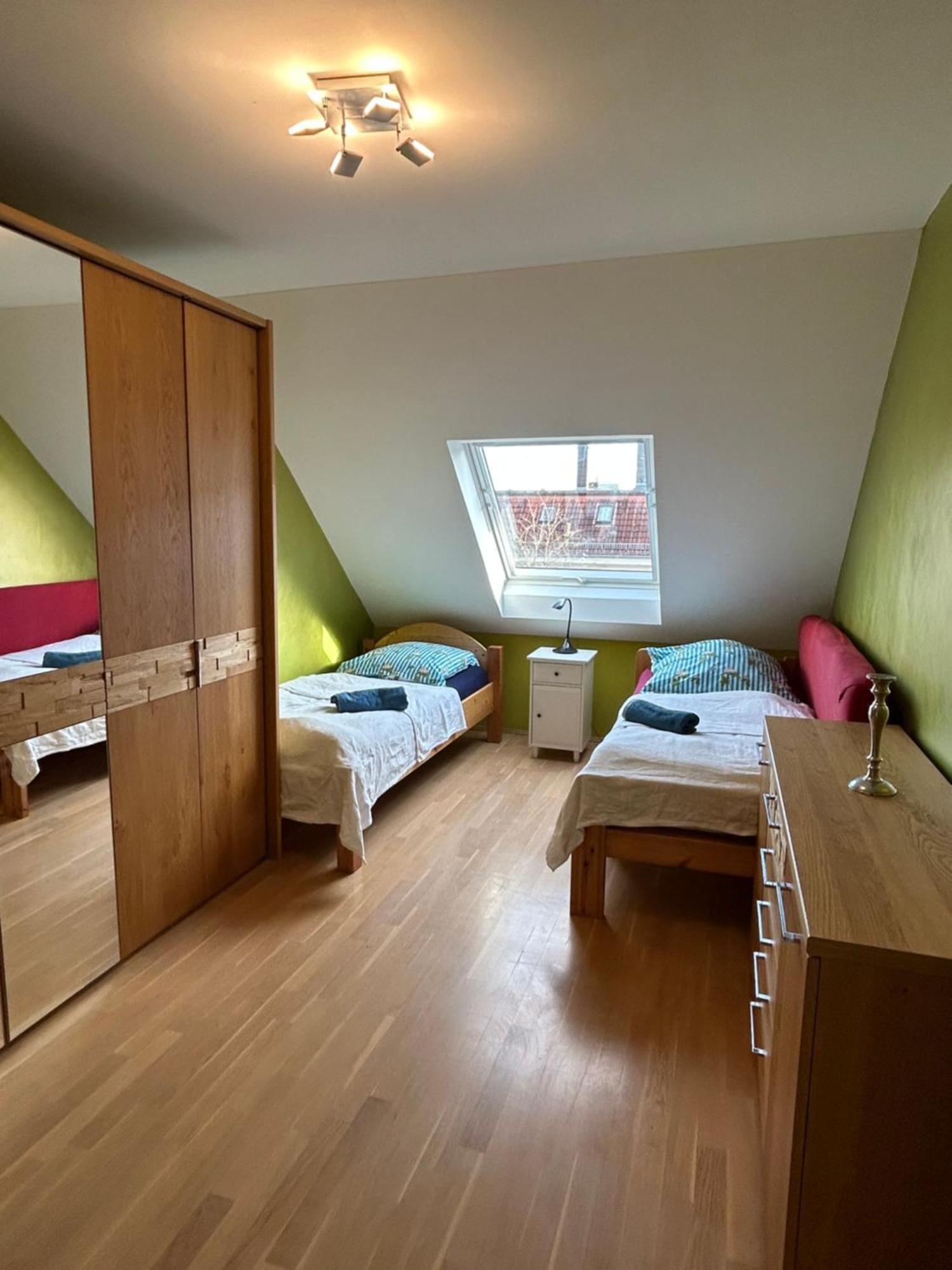 Loft Mit 2 Terrassen - Ruhig&Sonnig Apartment ไลป์ซิก ภายนอก รูปภาพ